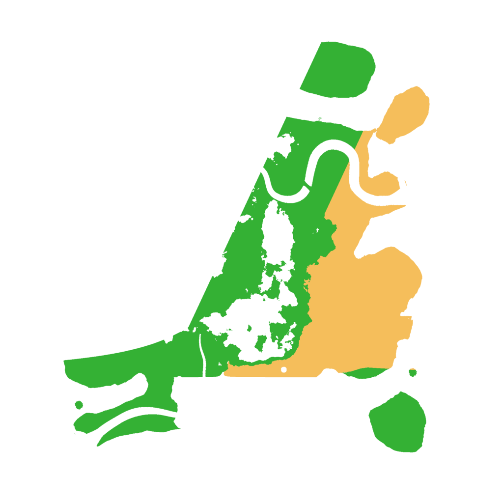 Biome Rust Map: Procedural Map, Size: 2500, Seed: 1096310080