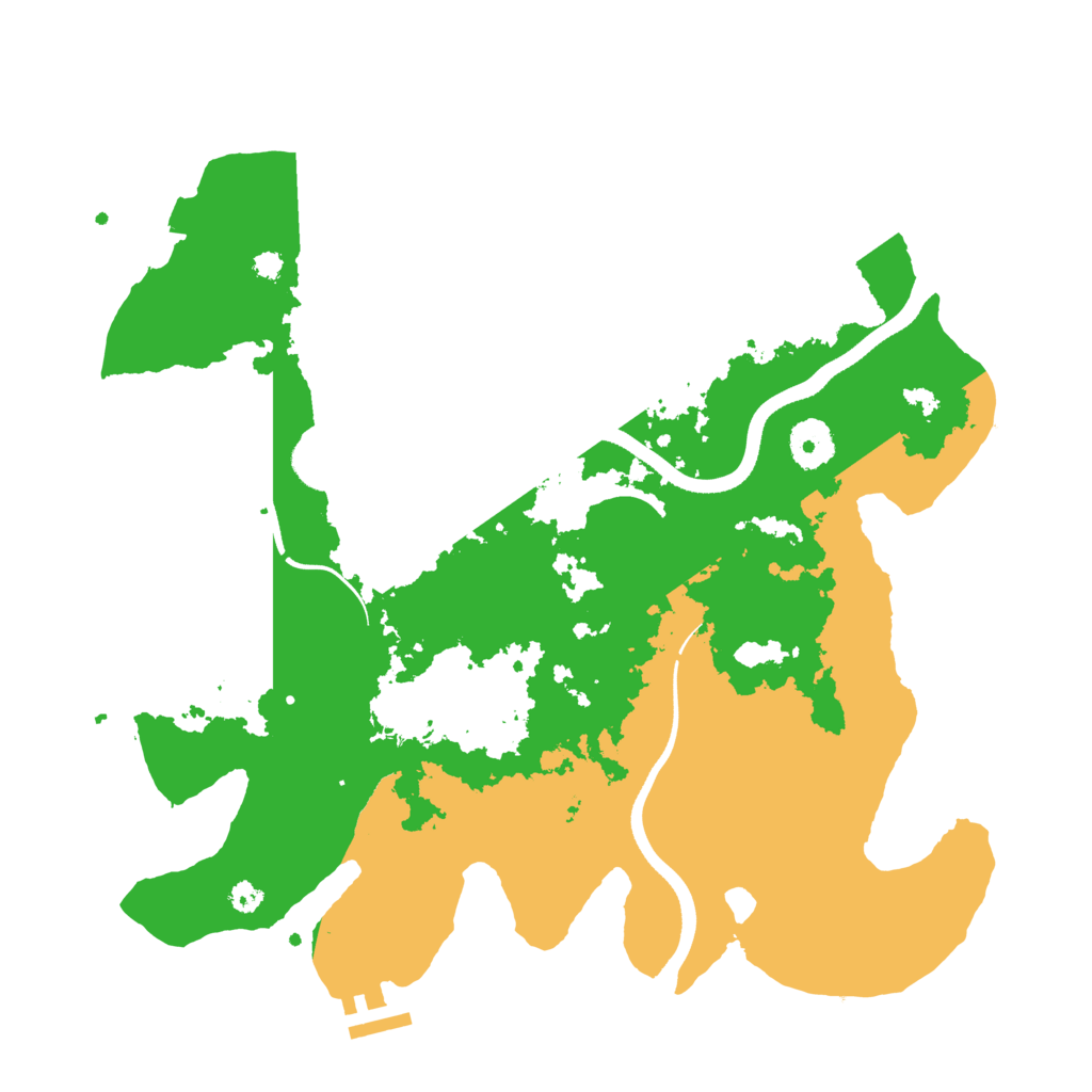 Biome Rust Map: Procedural Map, Size: 3500, Seed: 1231146377