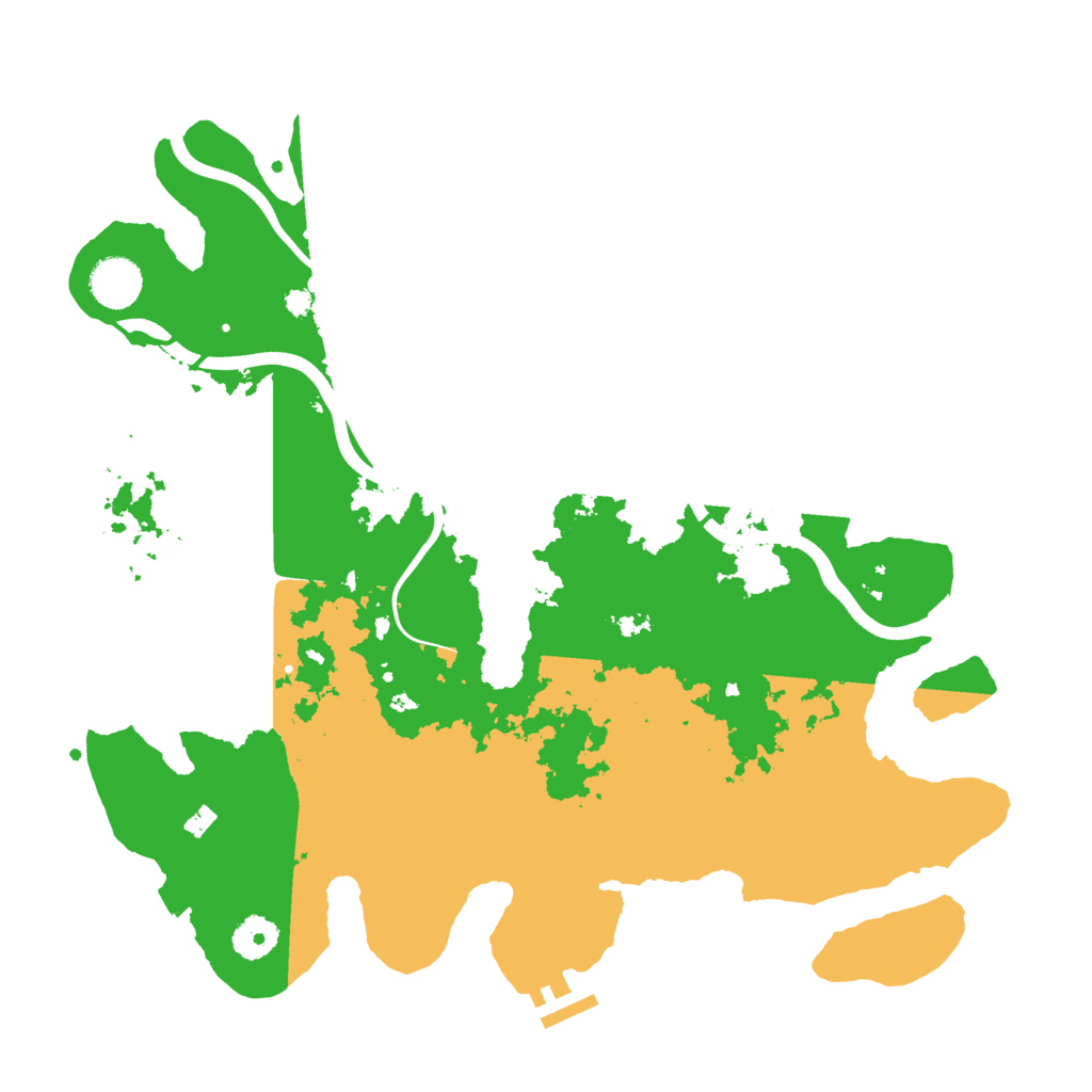 Biome Rust Map: Procedural Map, Size: 3750, Seed: 70582863