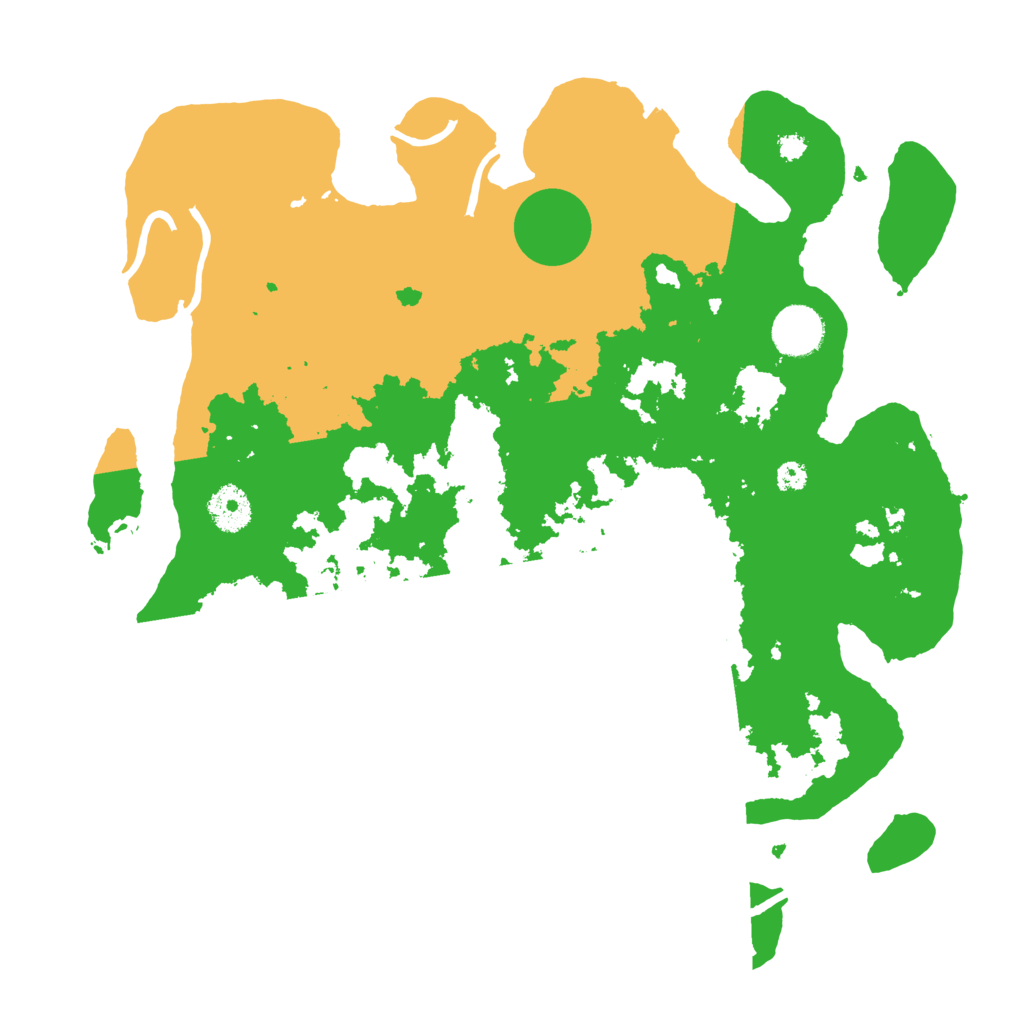 Biome Rust Map: Procedural Map, Size: 3500, Seed: 907288400