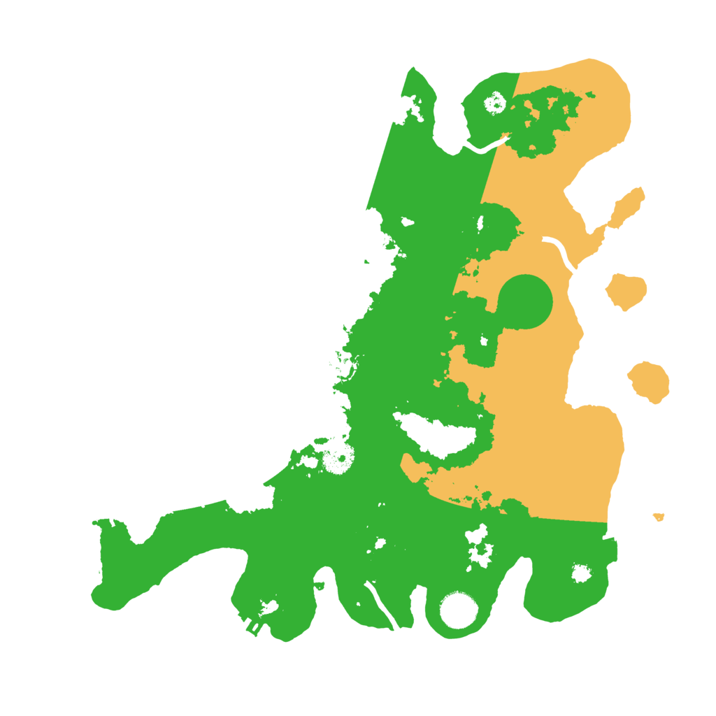 Biome Rust Map: Procedural Map, Size: 3450, Seed: 33202972