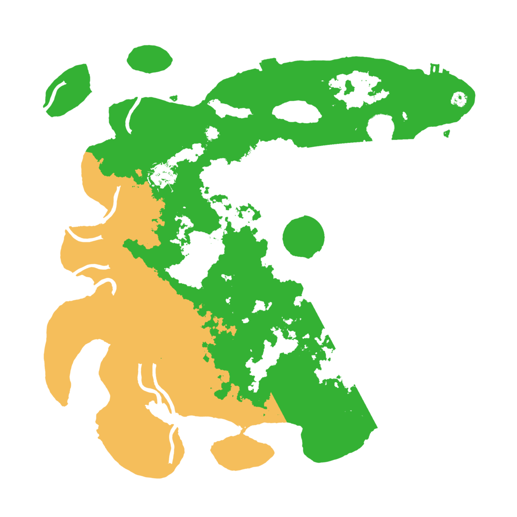 Biome Rust Map: Procedural Map, Size: 3500, Seed: 343946126