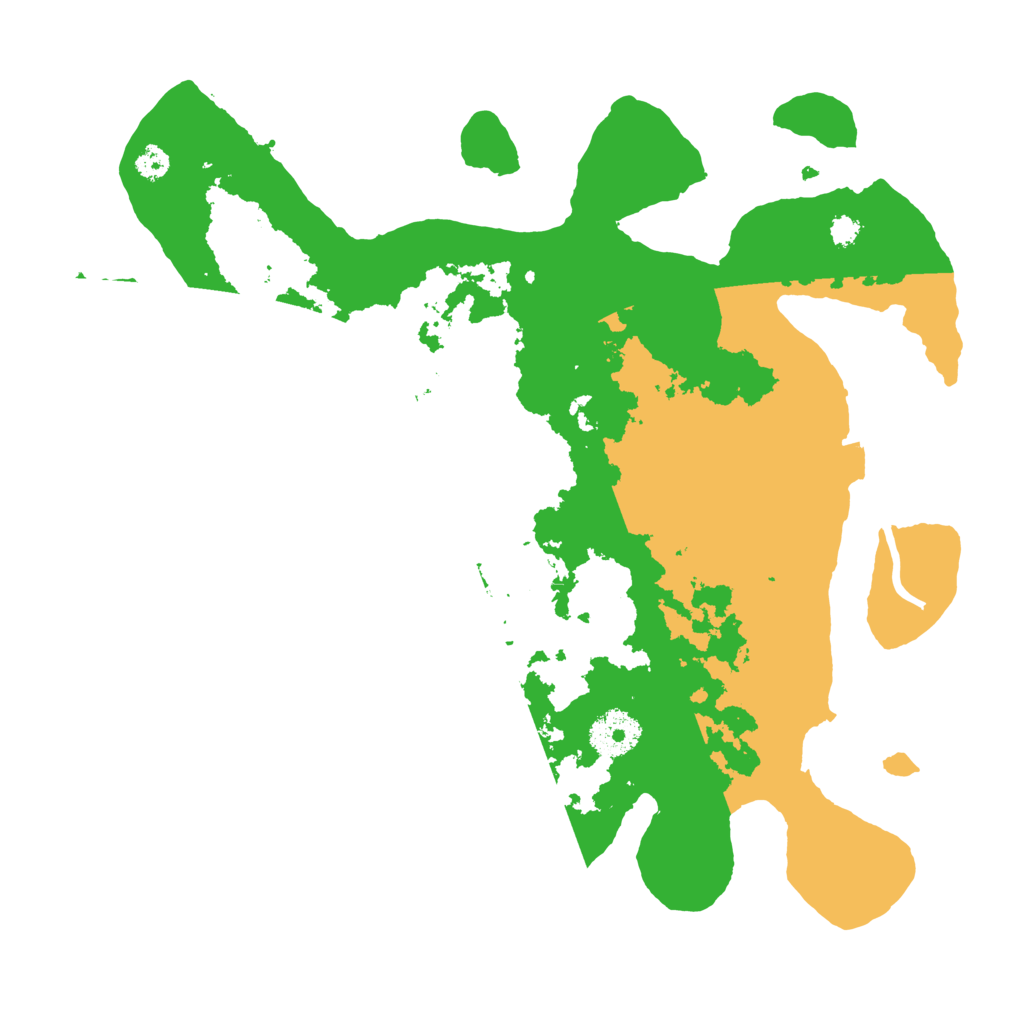 Biome Rust Map: Procedural Map, Size: 3200, Seed: 25412423