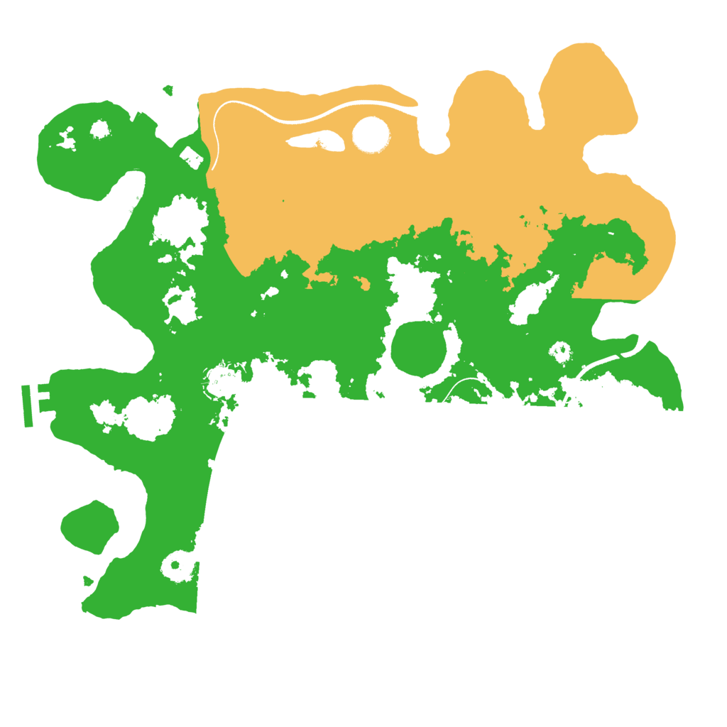 Biome Rust Map: Procedural Map, Size: 3500, Seed: 51278585