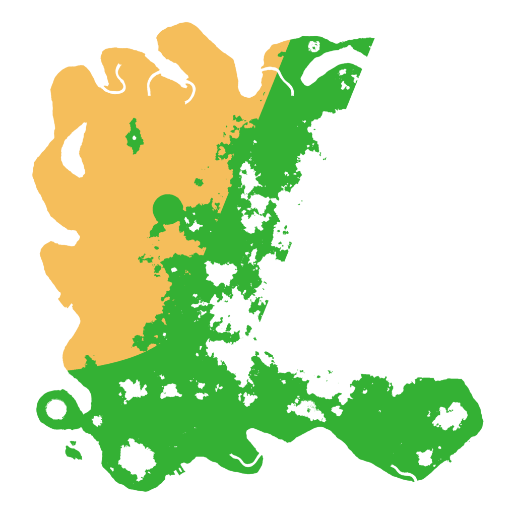 Biome Rust Map: Procedural Map, Size: 4500, Seed: 7250605