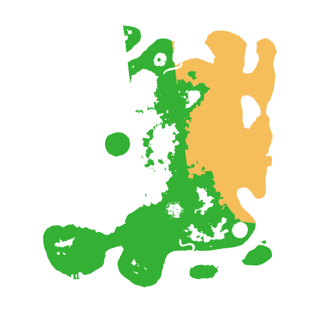 Biome Rust Map: Procedural Map, Size: 3500, Seed: 1232023725