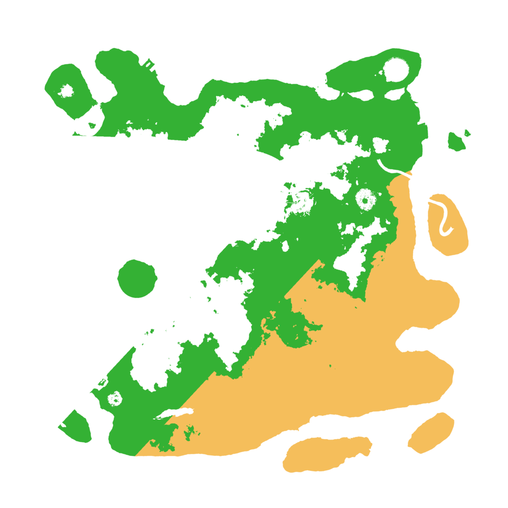 Biome Rust Map: Procedural Map, Size: 3700, Seed: 549842521