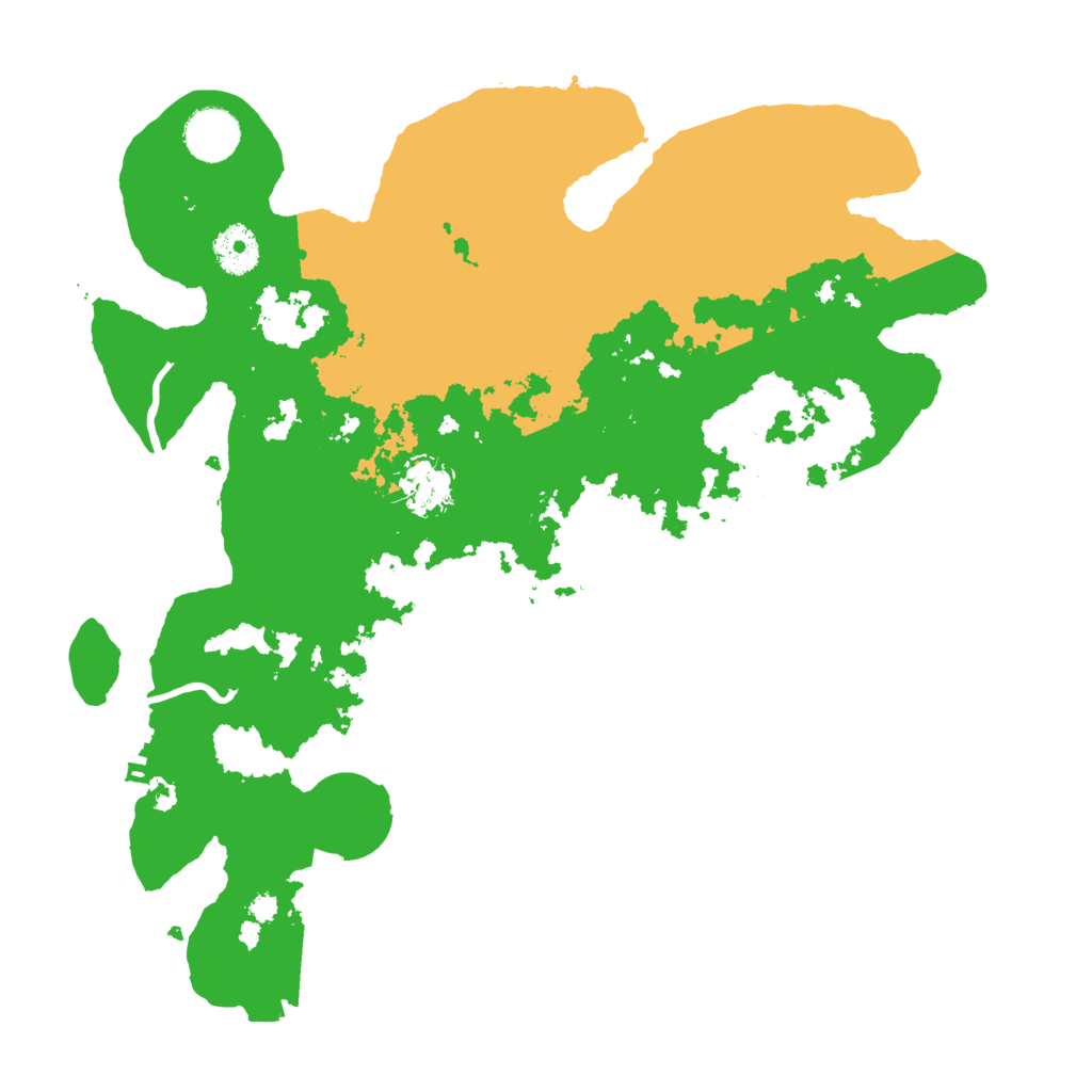 Biome Rust Map: Procedural Map, Size: 3500, Seed: 3219416