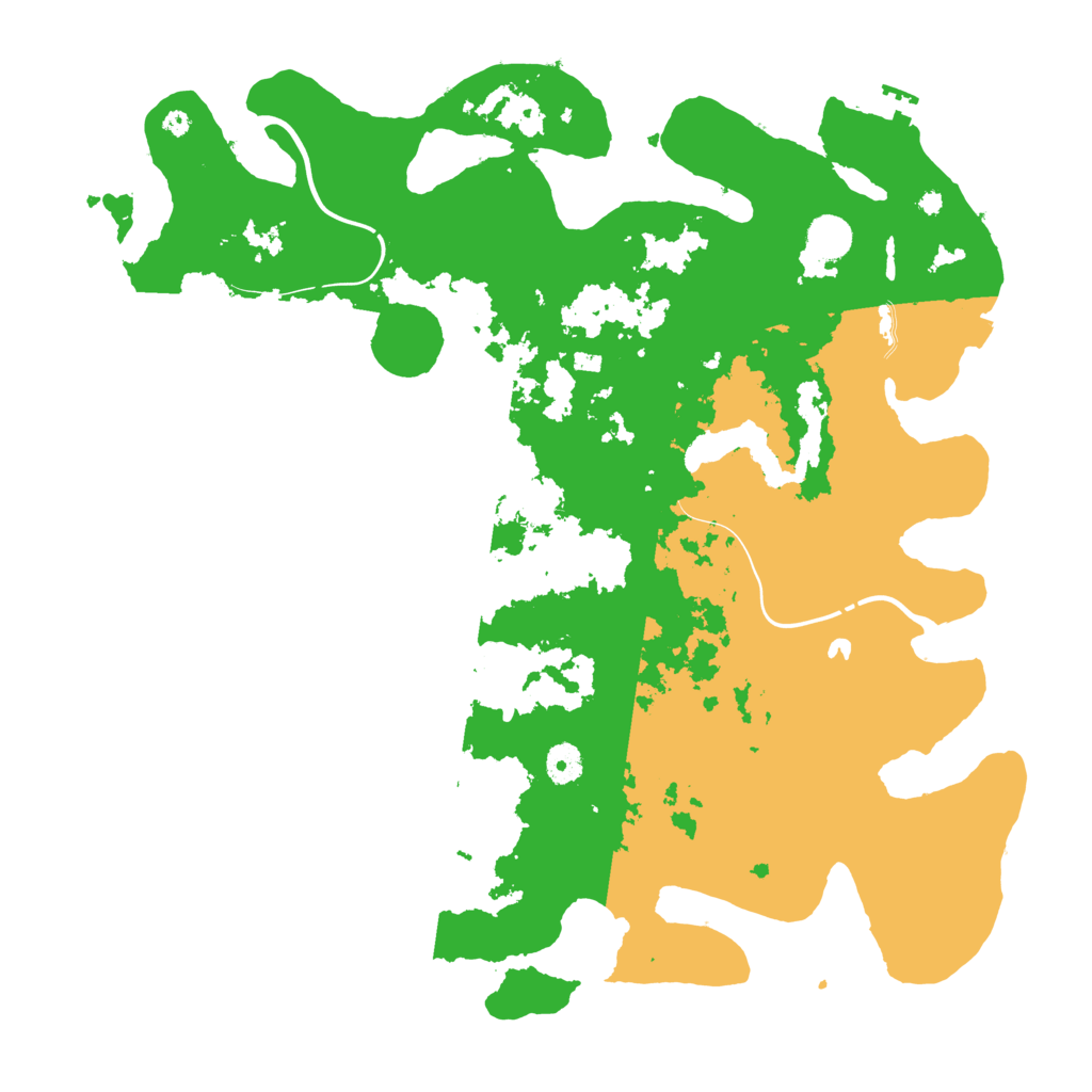Biome Rust Map: Procedural Map, Size: 4250, Seed: 277040048