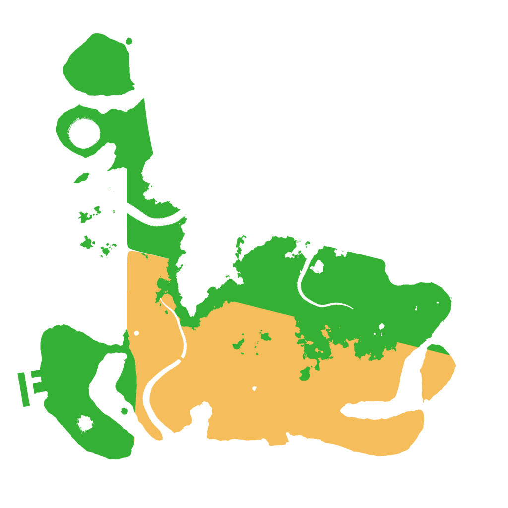 Biome Rust Map: Procedural Map, Size: 3000, Seed: 2647019