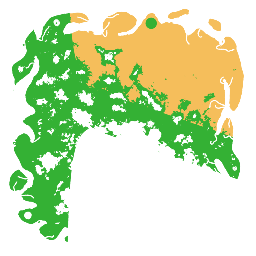 Biome Rust Map: Procedural Map, Size: 6000, Seed: 1626875491