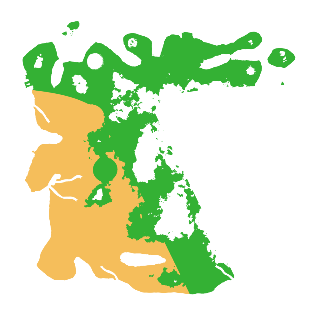 Biome Rust Map: Procedural Map, Size: 3500, Seed: 51585859