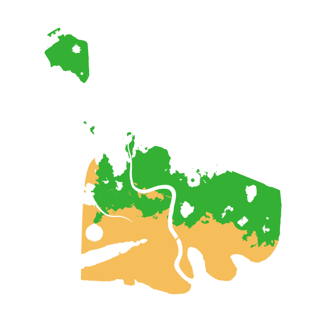Biome Rust Map: Procedural Map, Size: 3400, Seed: 60792590