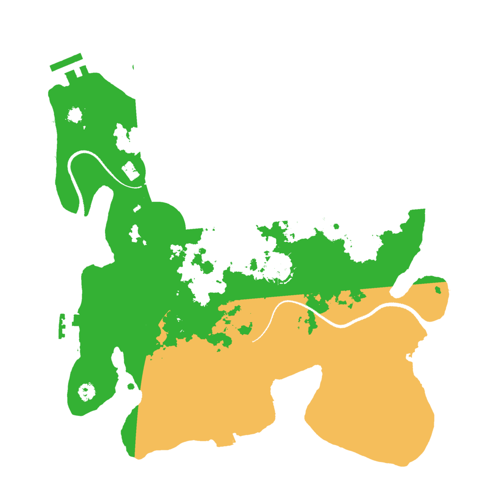 Biome Rust Map: Procedural Map, Size: 3000, Seed: 1831682108