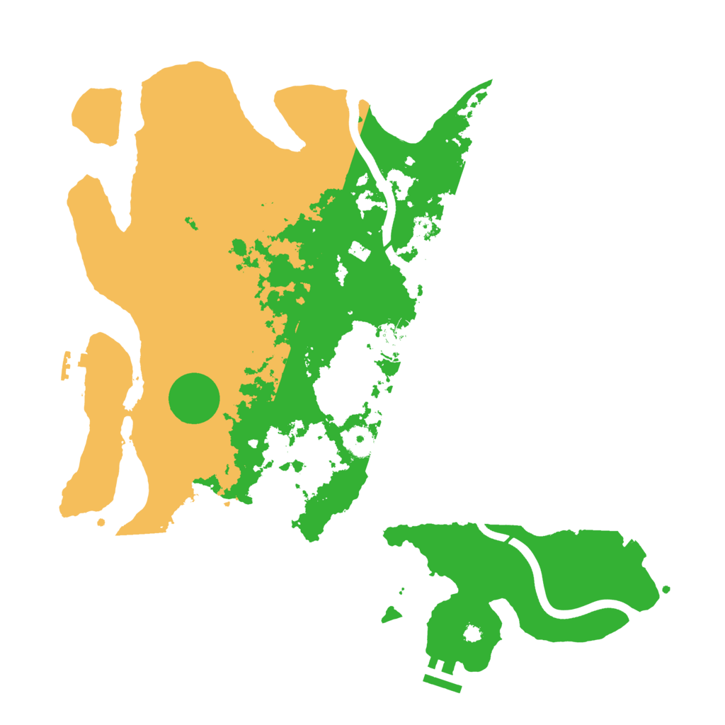 Biome Rust Map: Procedural Map, Size: 3750, Seed: 295738376