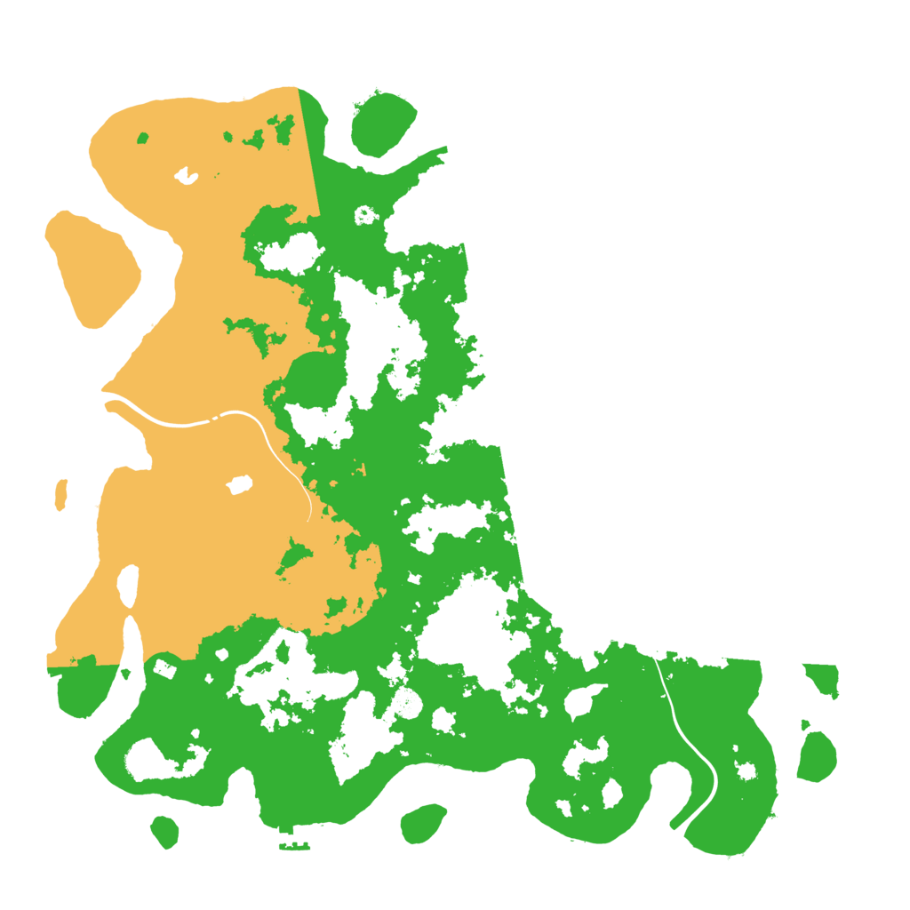 Biome Rust Map: Procedural Map, Size: 4500, Seed: 1693