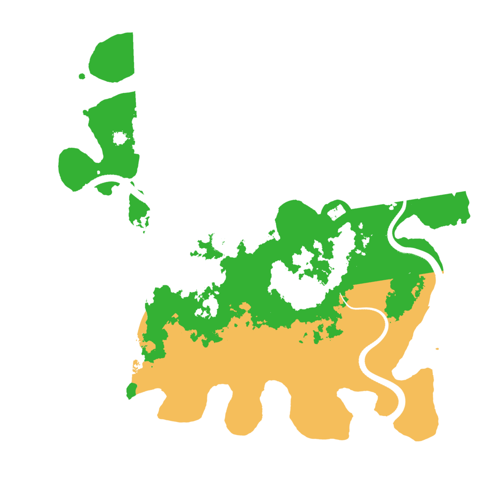 Biome Rust Map: Procedural Map, Size: 3250, Seed: 1466069457