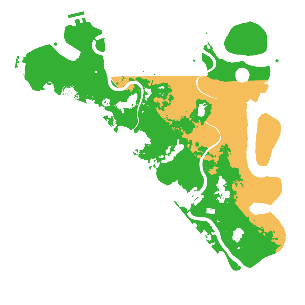Biome Rust Map: Procedural Map, Size: 3800, Seed: 737367446
