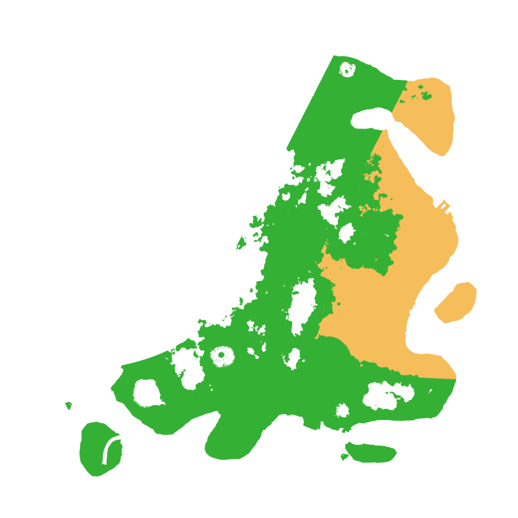 Biome Rust Map: Procedural Map, Size: 3500, Seed: 536373572