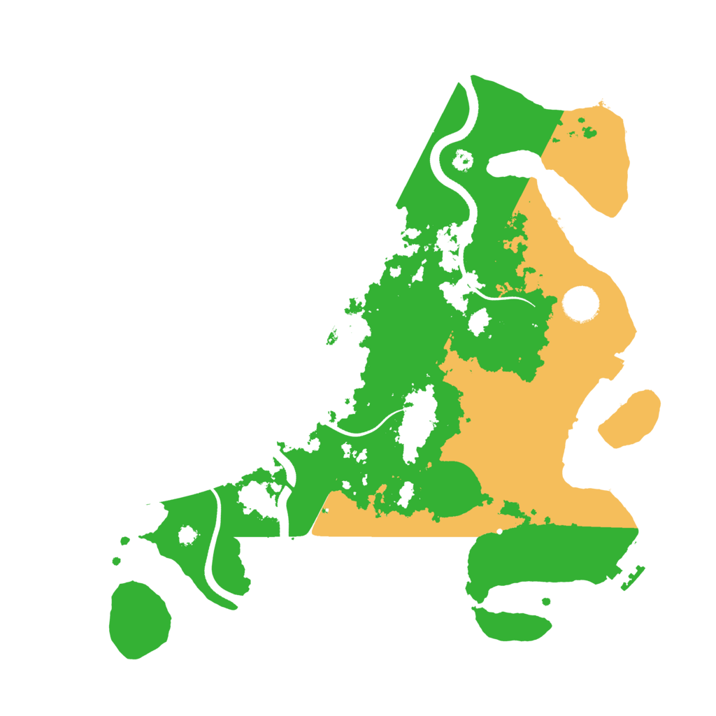 Biome Rust Map: Procedural Map, Size: 3500, Seed: 536373572