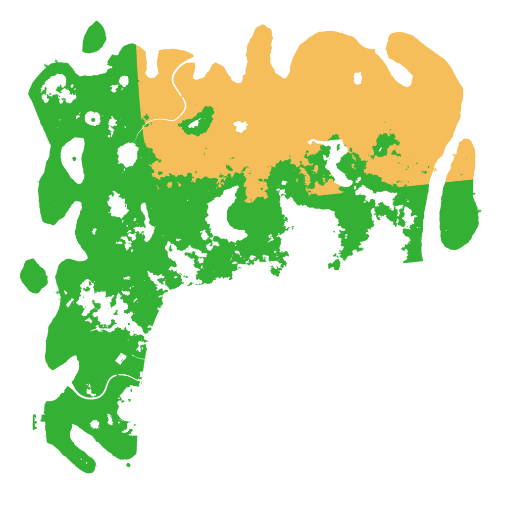 Biome Rust Map: Procedural Map, Size: 5000, Seed: 31245790