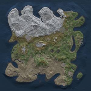 Thumbnail Rust Map: Procedural Map, Size: 3800, Seed: 88241977, 18 Monuments