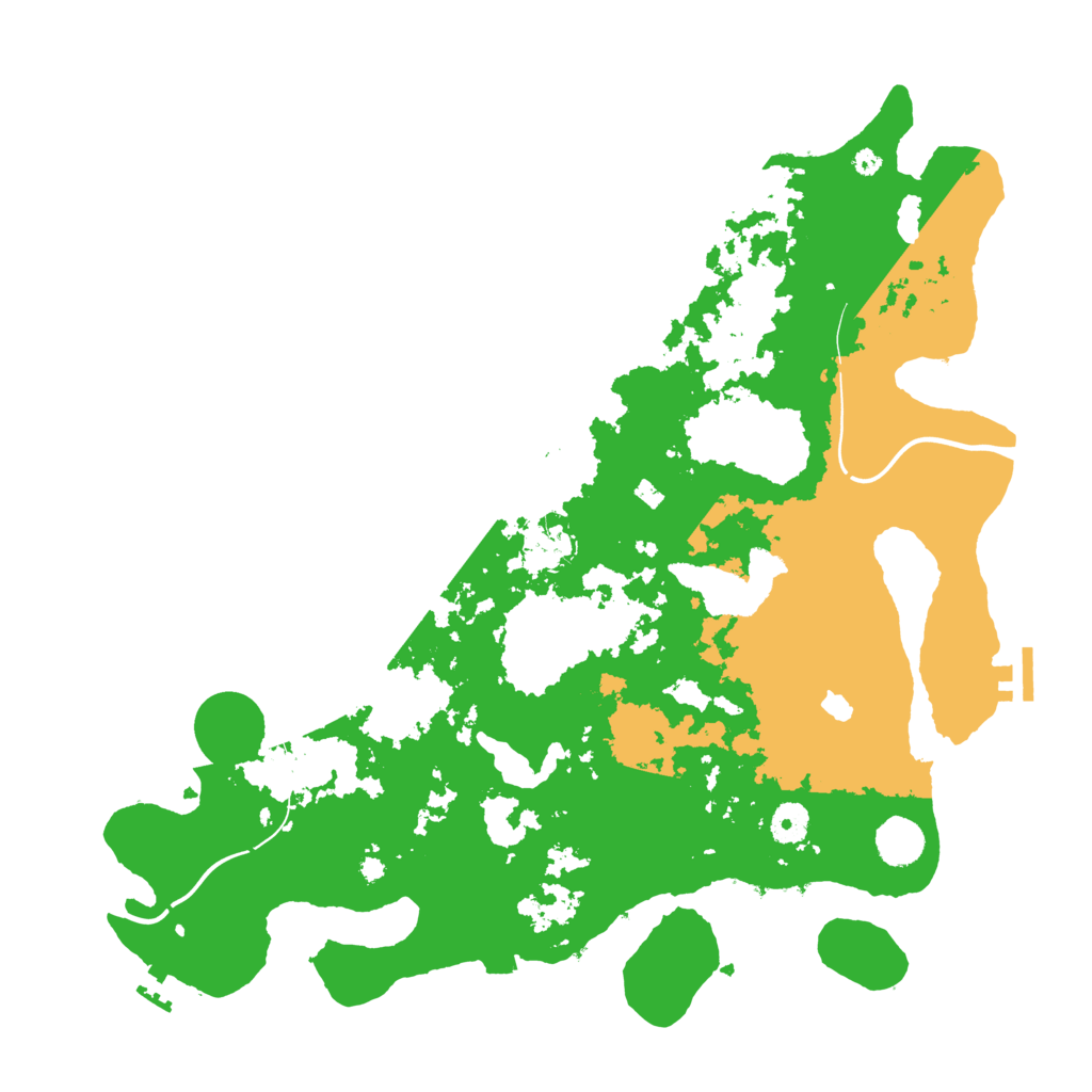 Biome Rust Map: Procedural Map, Size: 4100, Seed: 20272258