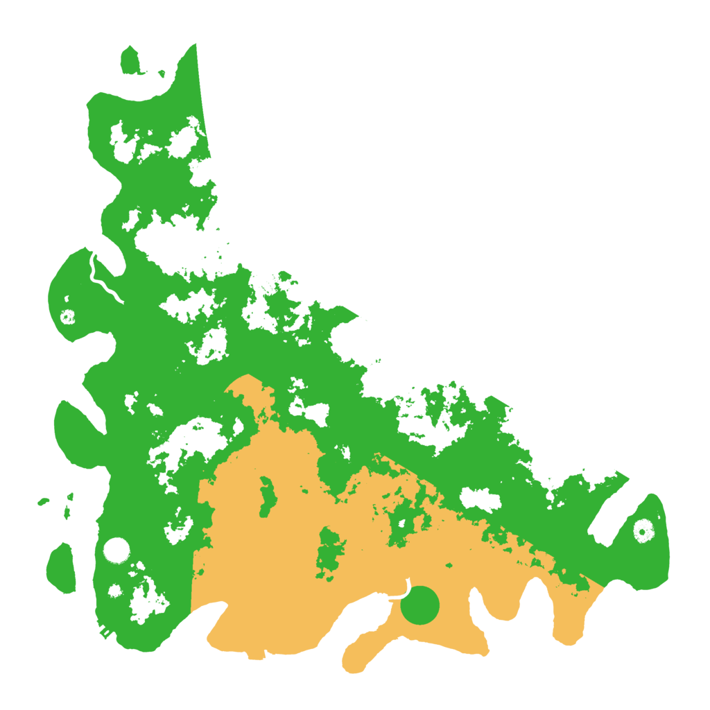 Biome Rust Map: Procedural Map, Size: 4800, Seed: 25033