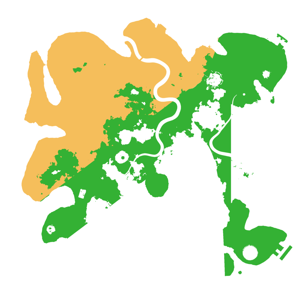 Biome Rust Map: Procedural Map, Size: 3650, Seed: 8055741