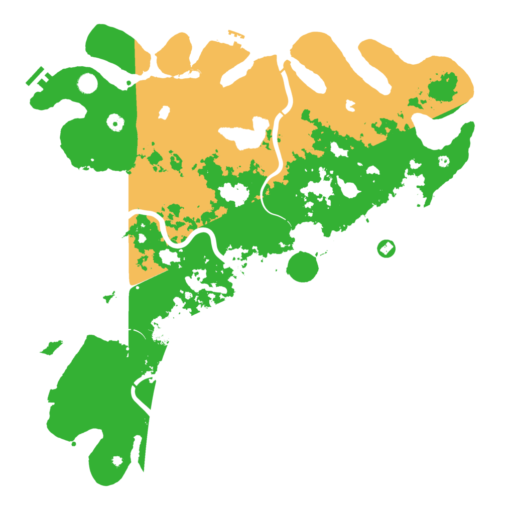 Biome Rust Map: Procedural Map, Size: 4500, Seed: 868812990