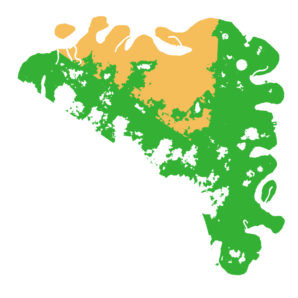 Biome Rust Map: Procedural Map, Size: 4800, Seed: 137629931