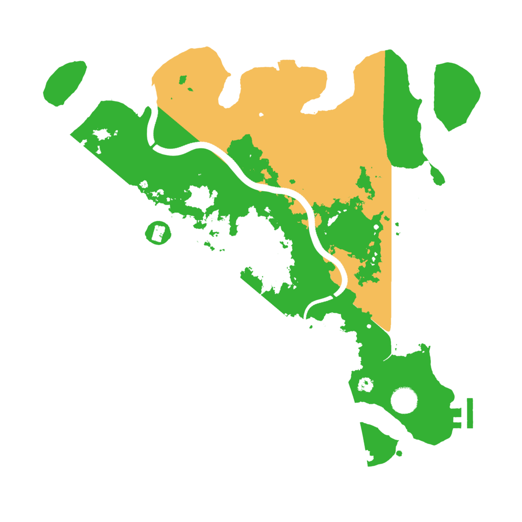 Biome Rust Map: Procedural Map, Size: 3500, Seed: 1596826430