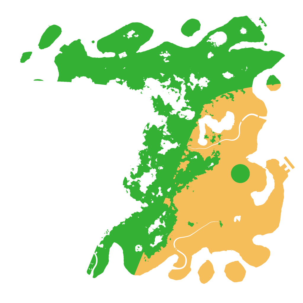 Biome Rust Map: Procedural Map, Size: 4250, Seed: 887992051