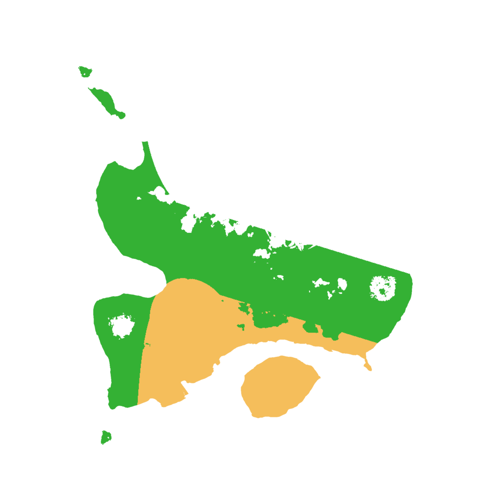 Biome Rust Map: Procedural Map, Size: 1999, Seed: 13825