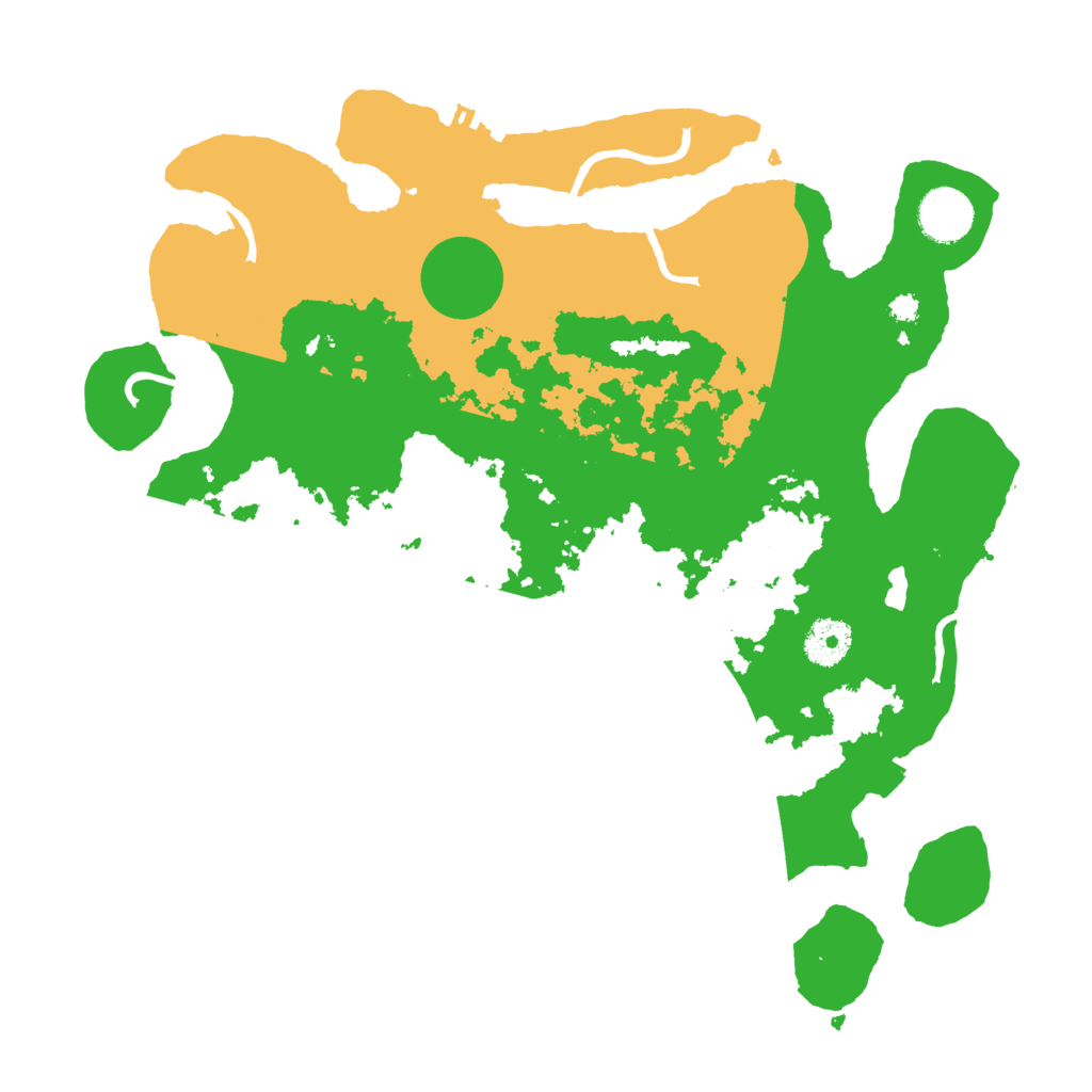 Biome Rust Map: Procedural Map, Size: 3500, Seed: 992086060