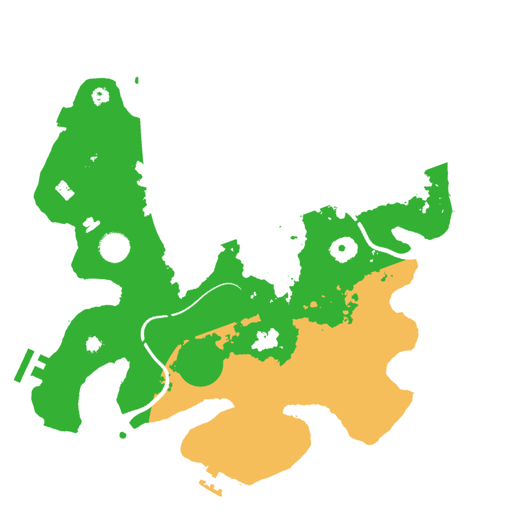 Biome Rust Map: Procedural Map, Size: 3000, Seed: 409726971