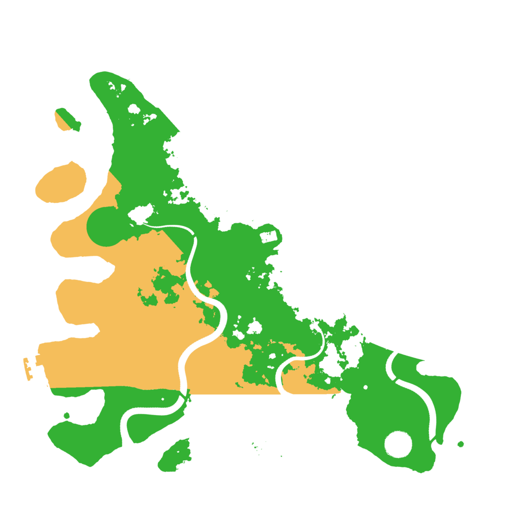 Biome Rust Map: Procedural Map, Size: 3500, Seed: 1748826293