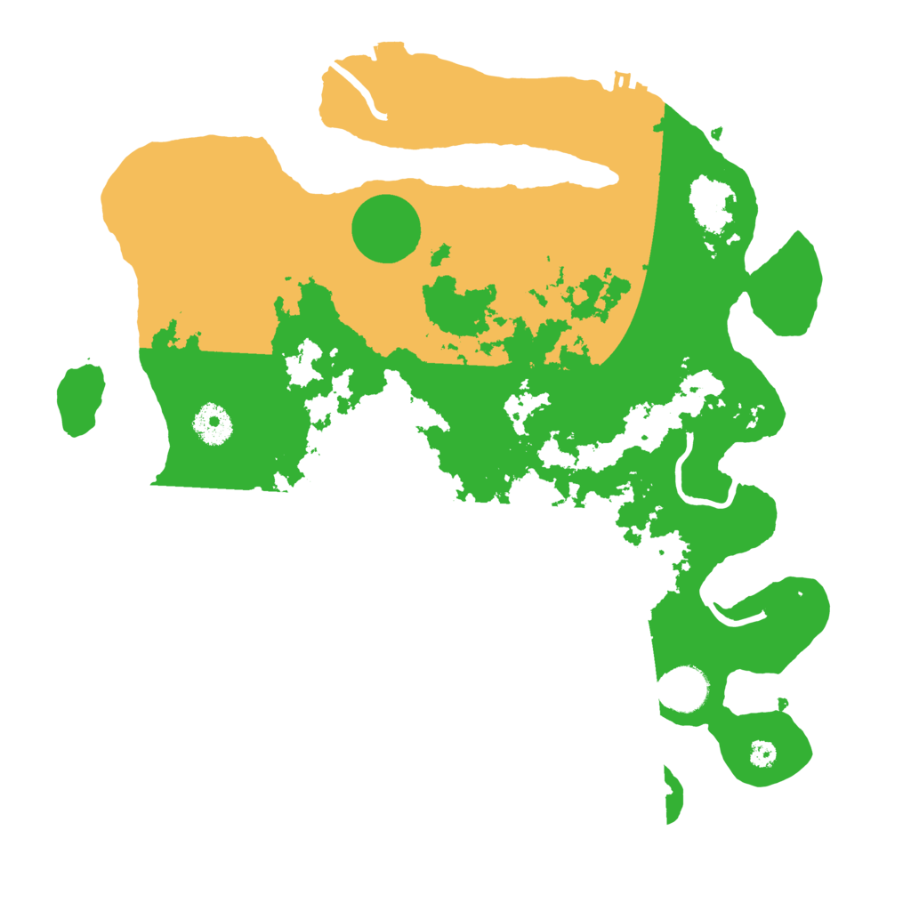 Biome Rust Map: Procedural Map, Size: 3500, Seed: 42316146