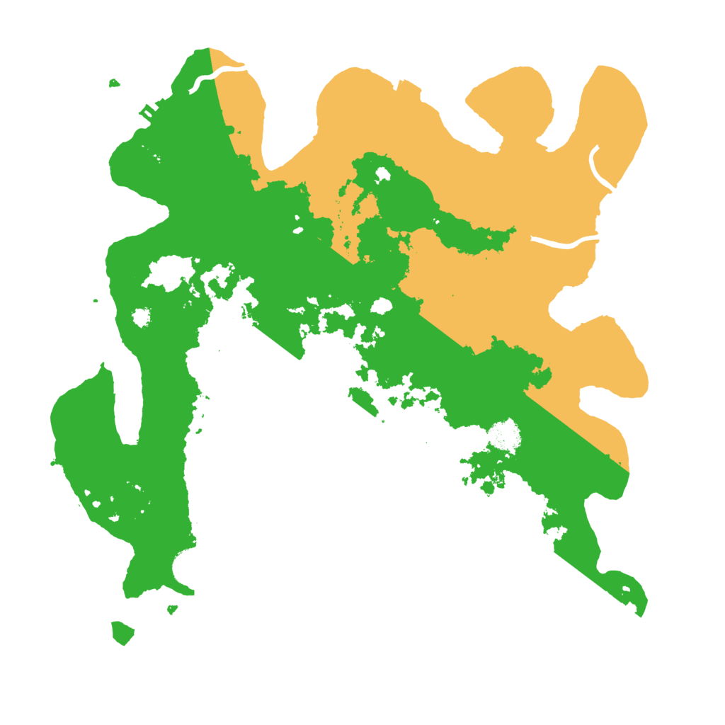Biome Rust Map: Procedural Map, Size: 3500, Seed: 150789662
