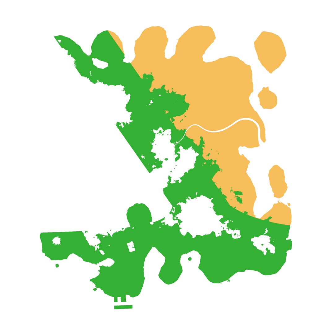Biome Rust Map: Procedural Map, Size: 3500, Seed: 1937843195