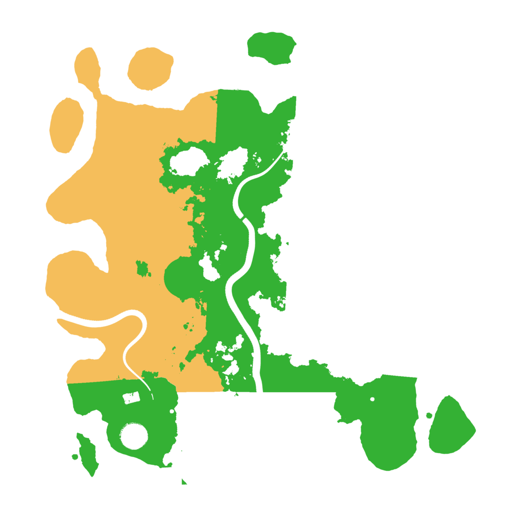 Biome Rust Map: Procedural Map, Size: 3500, Seed: 1243748082