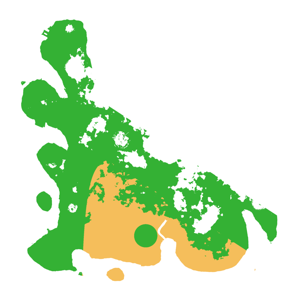 Biome Rust Map: Procedural Map, Size: 3500, Seed: 456363451