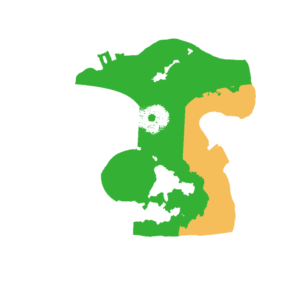 Biome Rust Map: Procedural Map, Size: 1600, Seed: 666666666