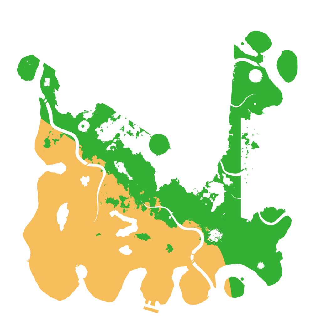 Biome Rust Map: Procedural Map, Size: 4250, Seed: 290750891