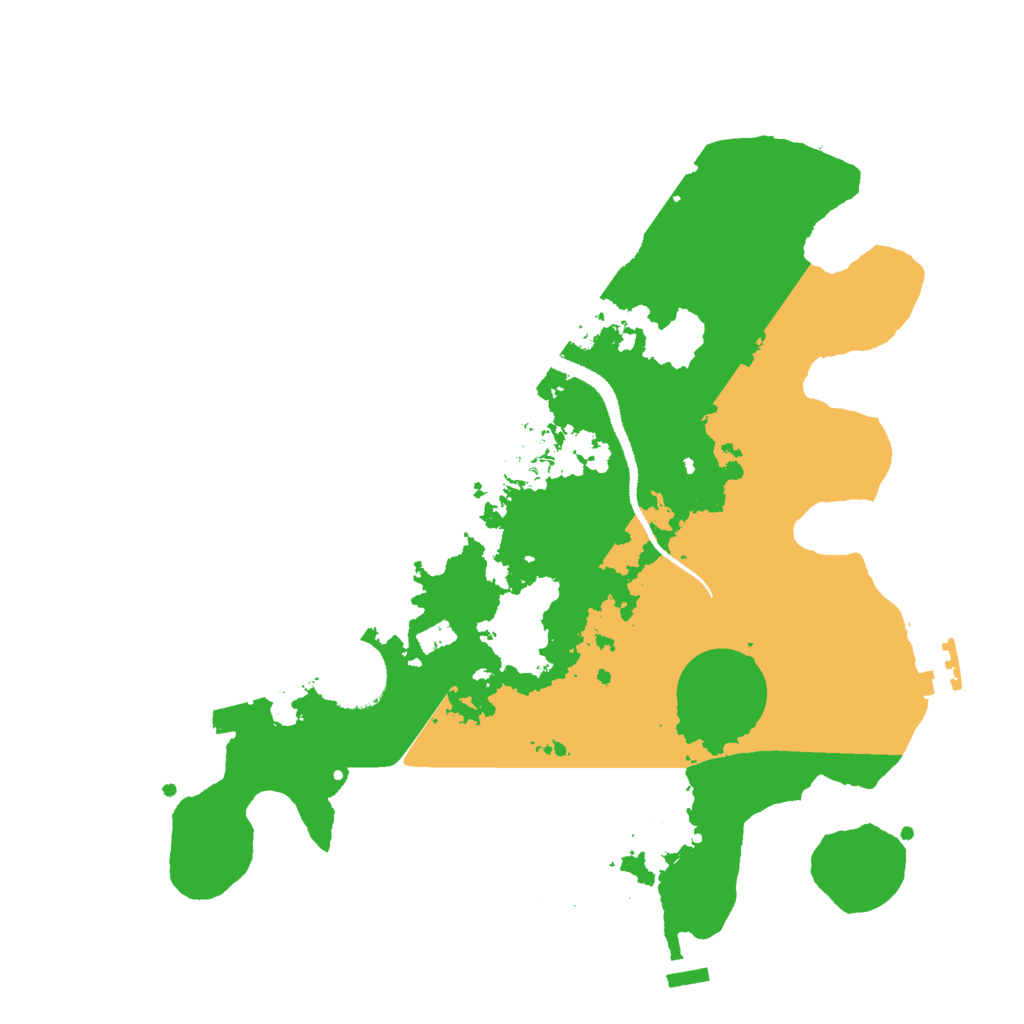 Biome Rust Map: Procedural Map, Size: 3000, Seed: 254959467