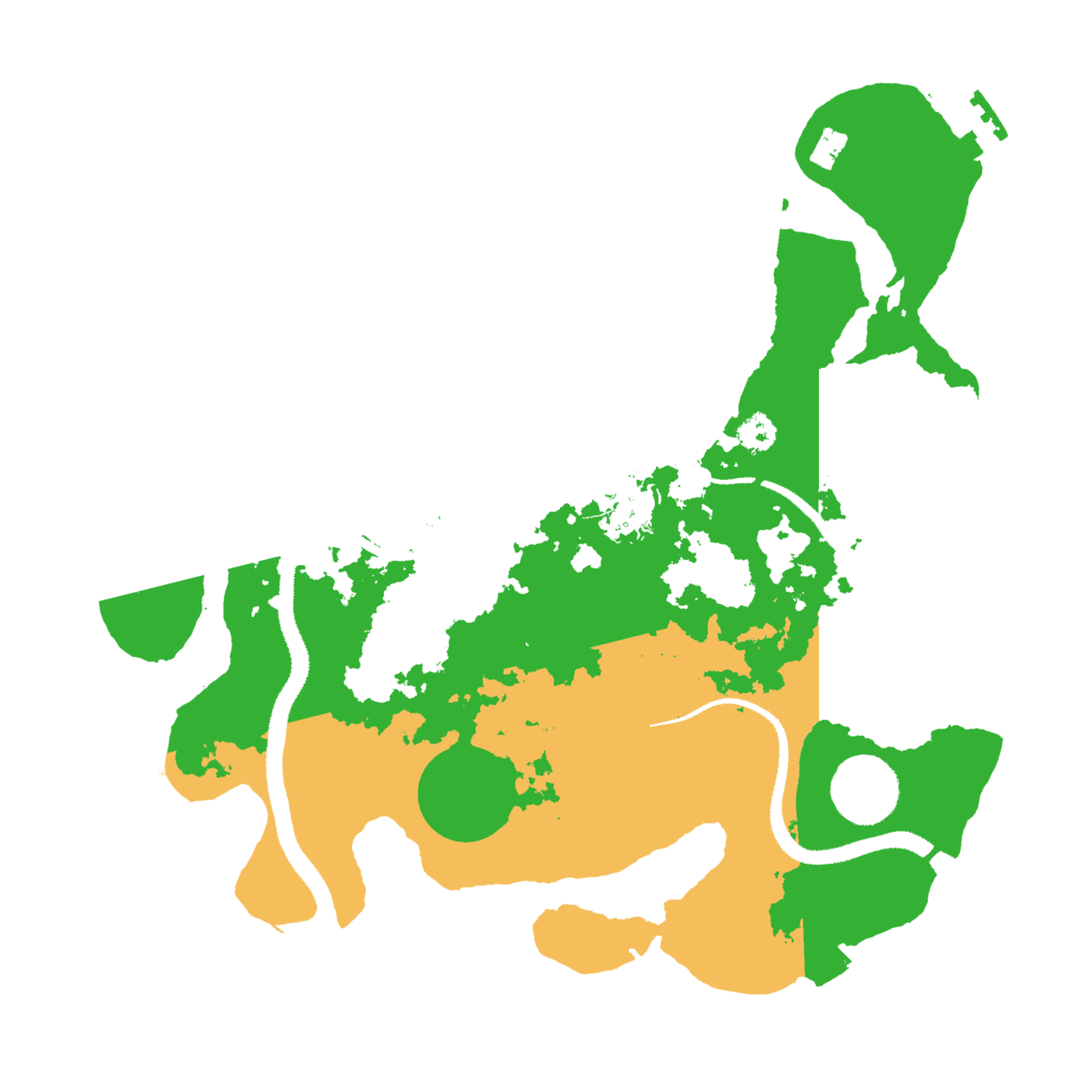 Biome Rust Map: Procedural Map, Size: 3000, Seed: 234562