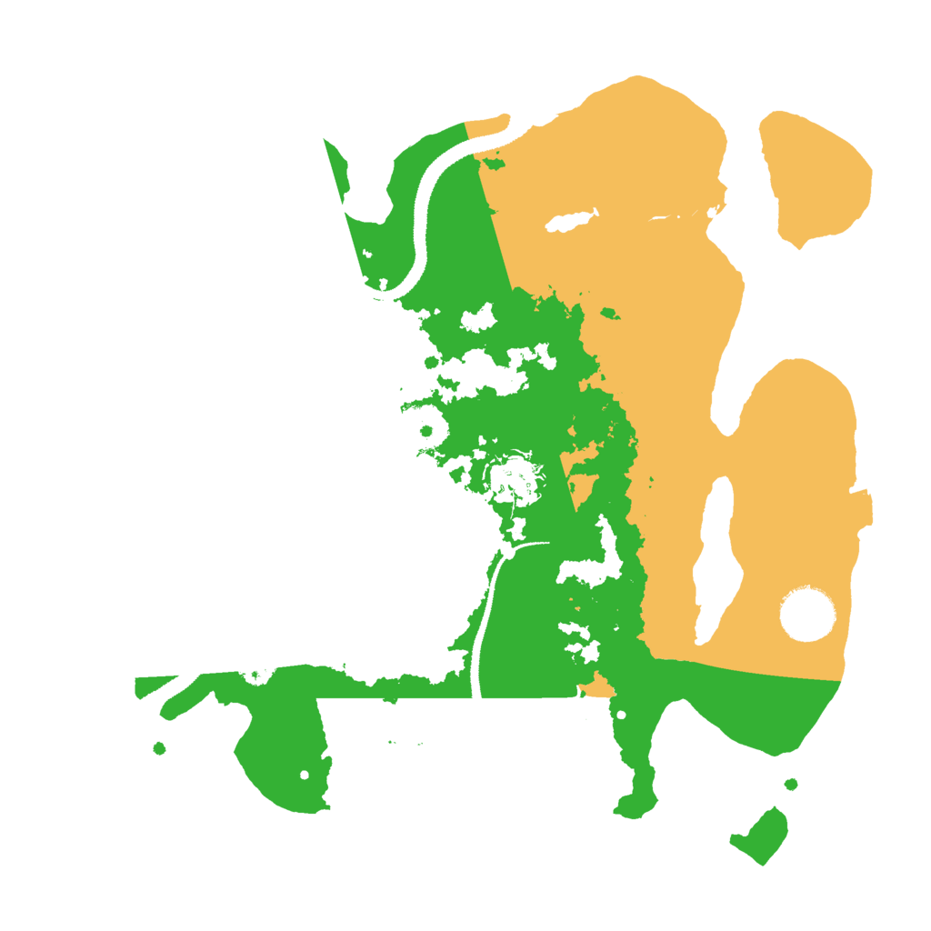 Biome Rust Map: Procedural Map, Size: 3000, Seed: 966871176