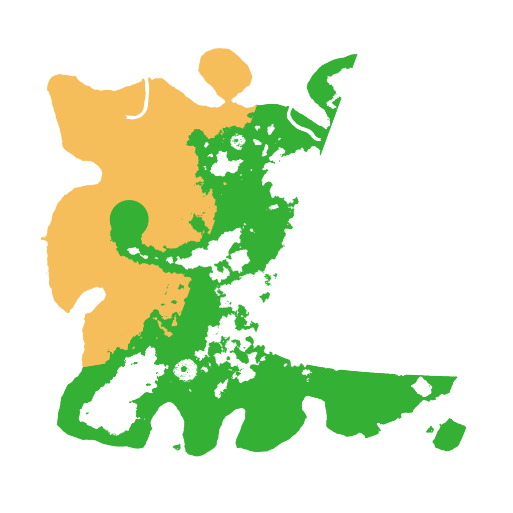 Biome Rust Map: Procedural Map, Size: 3500, Seed: 54673756