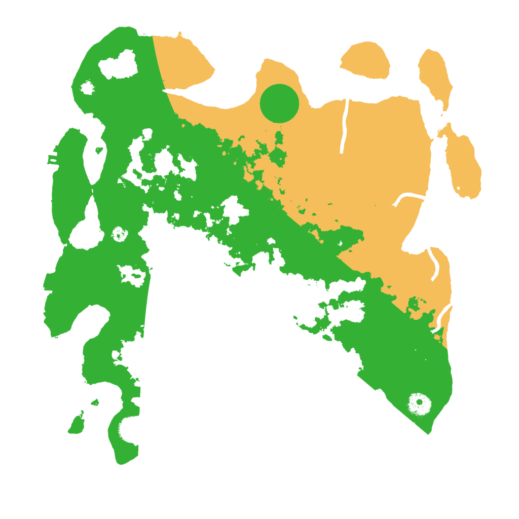 Biome Rust Map: Procedural Map, Size: 3500, Seed: 2146591428
