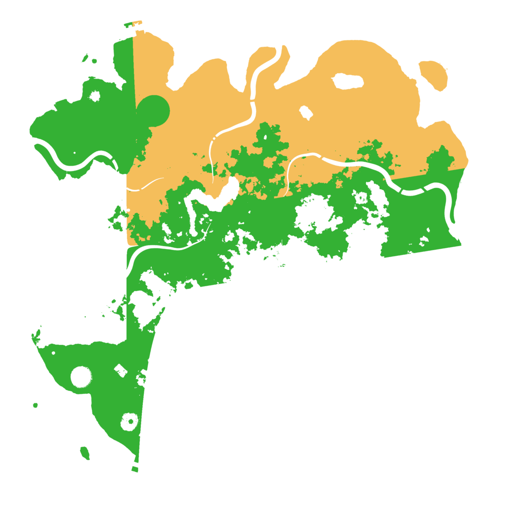 Biome Rust Map: Procedural Map, Size: 4250, Seed: 998052